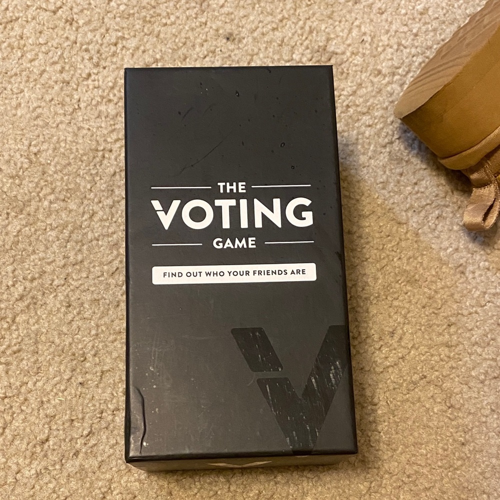 The Voting Game Party Card Game